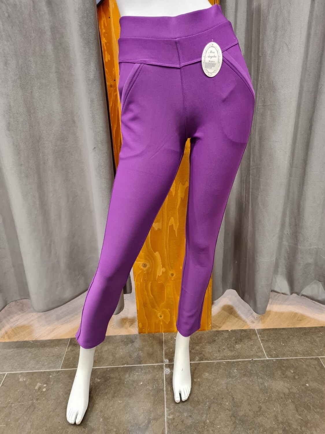 Comfortbroek paars maat l/xl