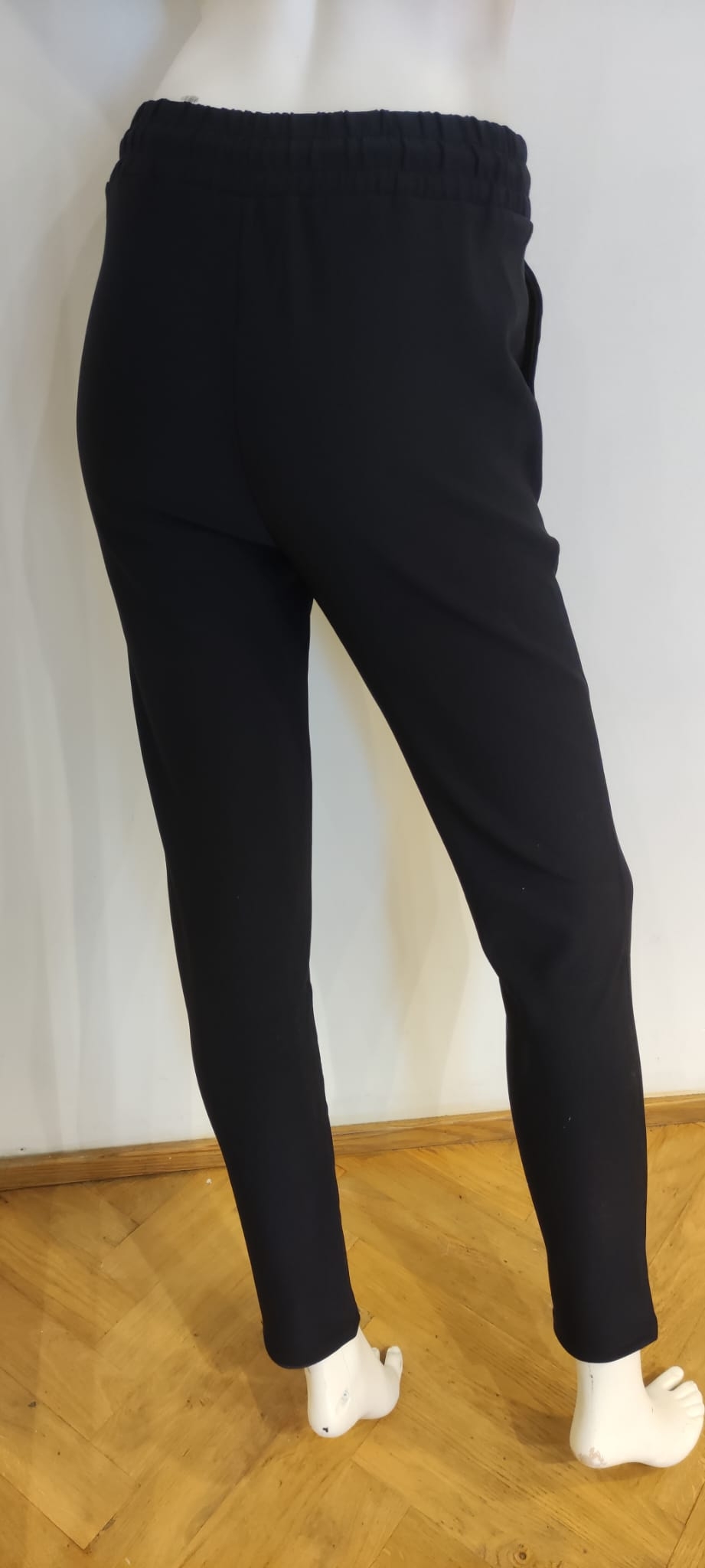 comfortbroek touwtje navy