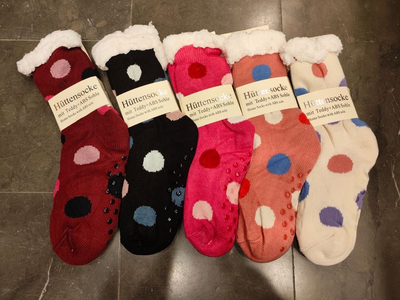 Dames home socks stippen 35/41