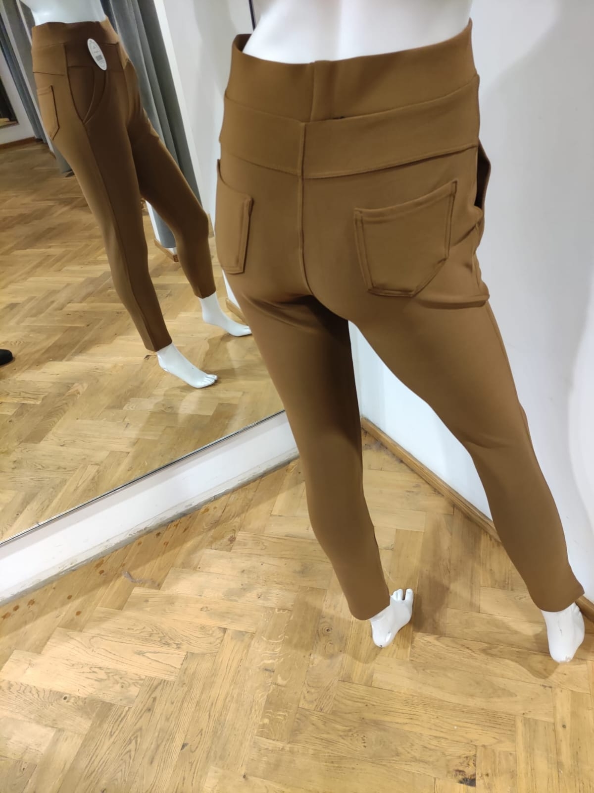 Comfortbroek kleur camel