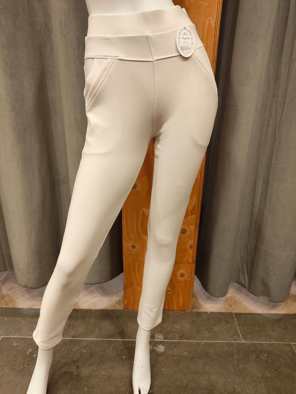 comfortbroek off white (maten)