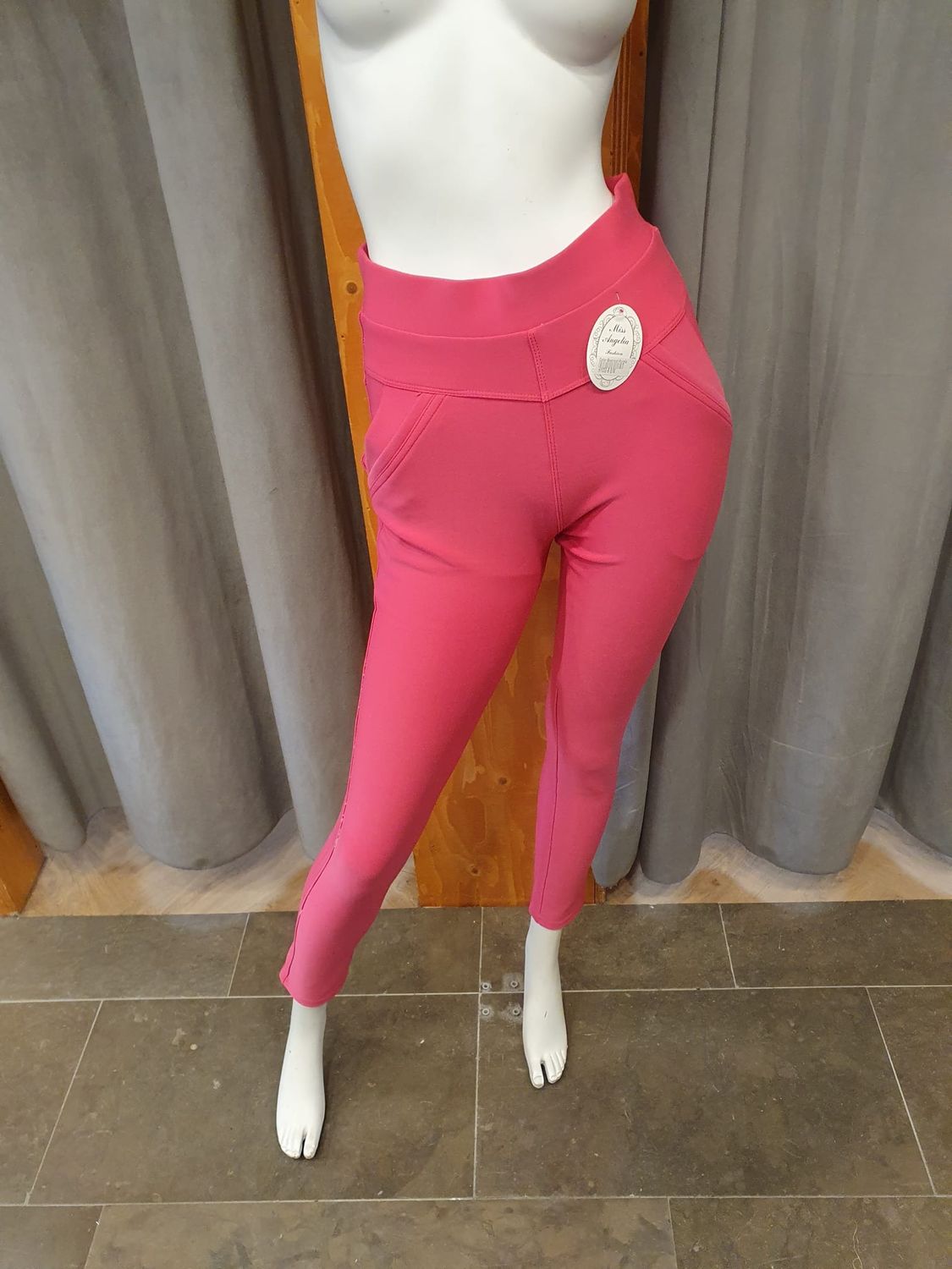 SALE comfortbroek fuchsia roze (maten)