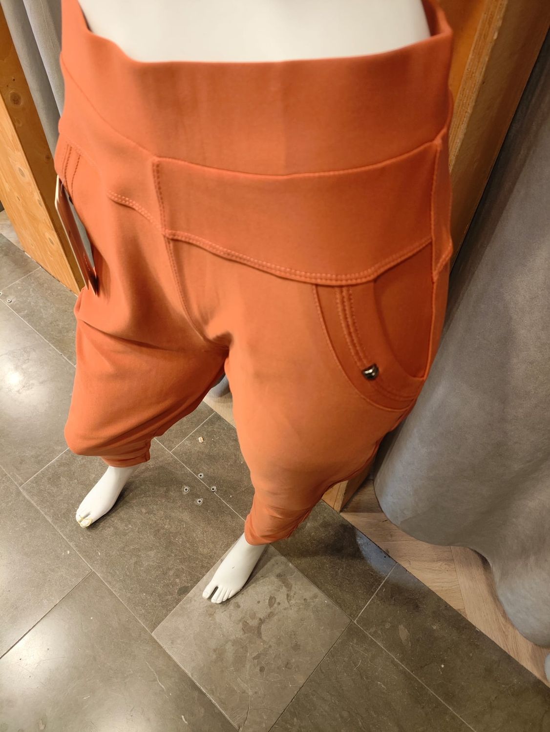 comfortbroek zomer kleur roest (maten)