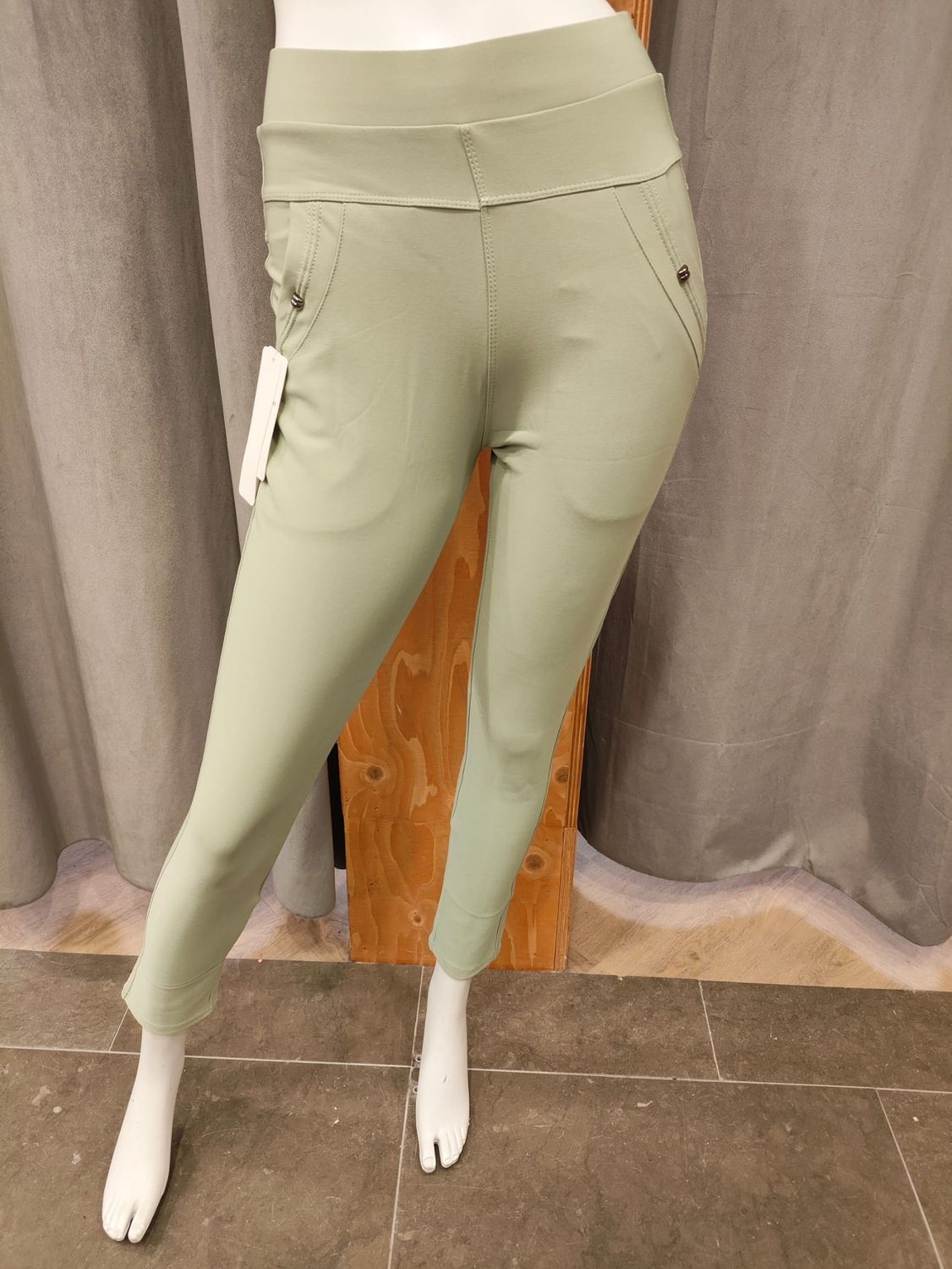 comfortbroek zomer mint (maten)