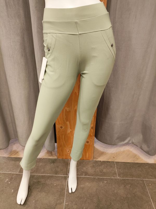 comfortbroek zomer mint (maten)