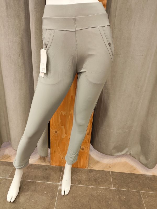 comfortbroek zomer kleur licht grijs (maten)