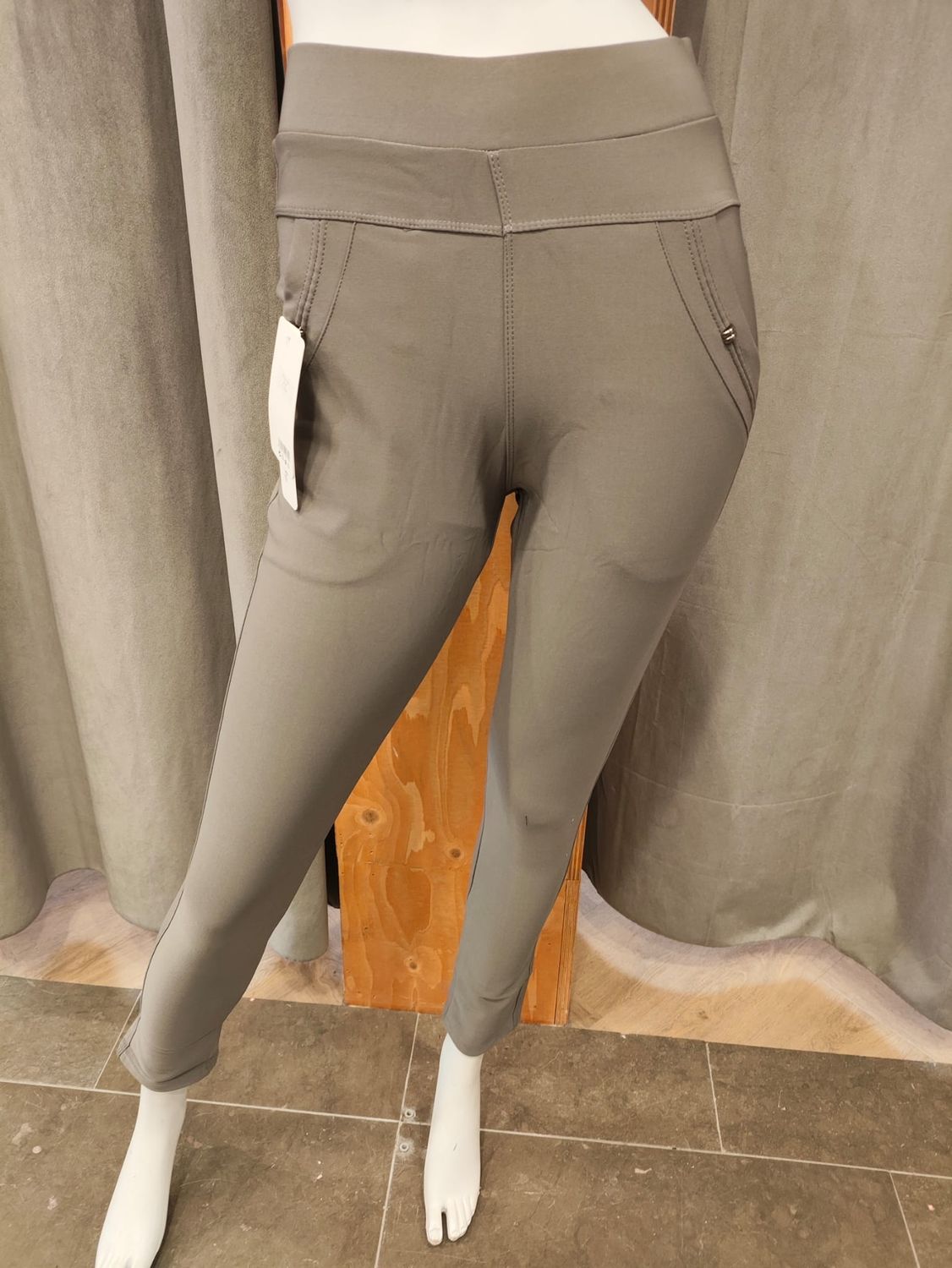 comfortbroek zomer kleur donker grijs (maten)