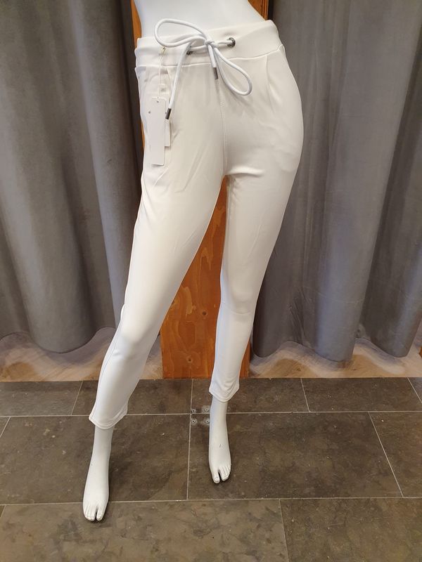 comfortbroek zomer touwtje off white (maten )