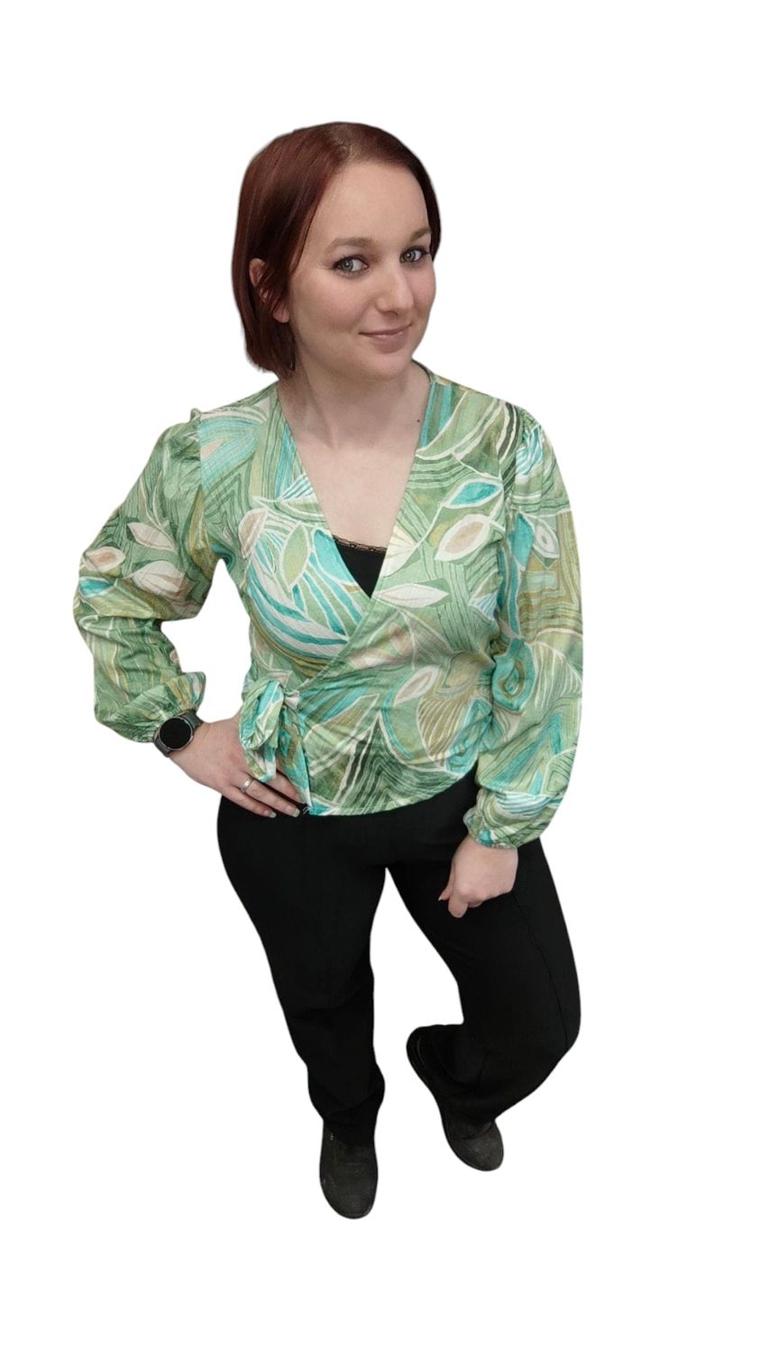 SALE overslag top amy maten s/m l/xl (meerdere kleuren)