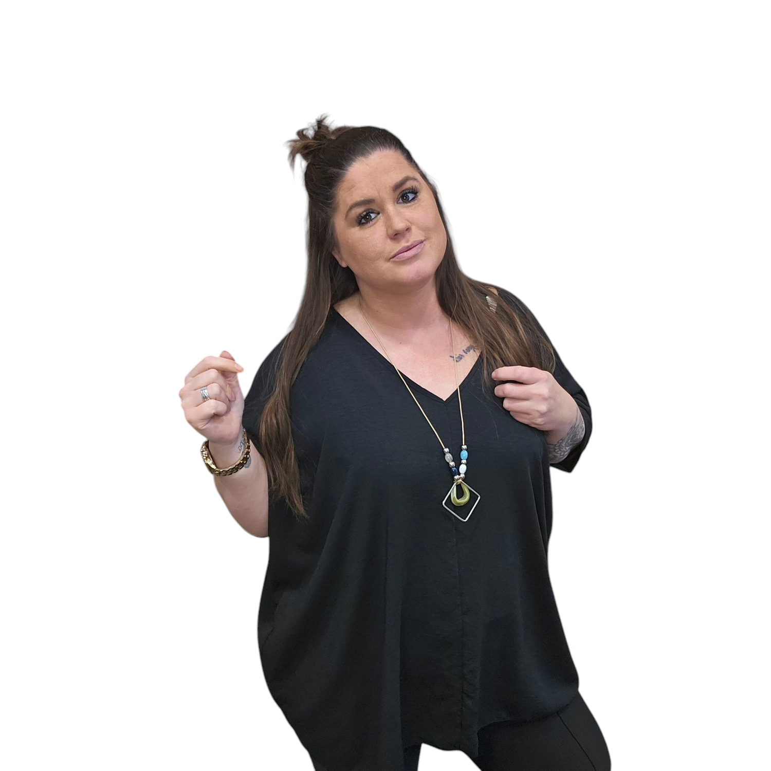 plus size top/tuniek bridget one size 44/52
