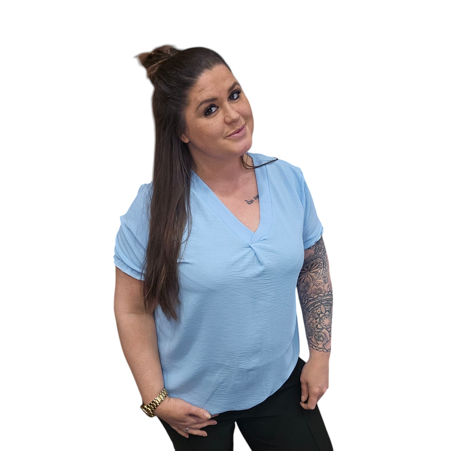 Basic ballon top bianca one size 38/44 (meerdere kleuren)