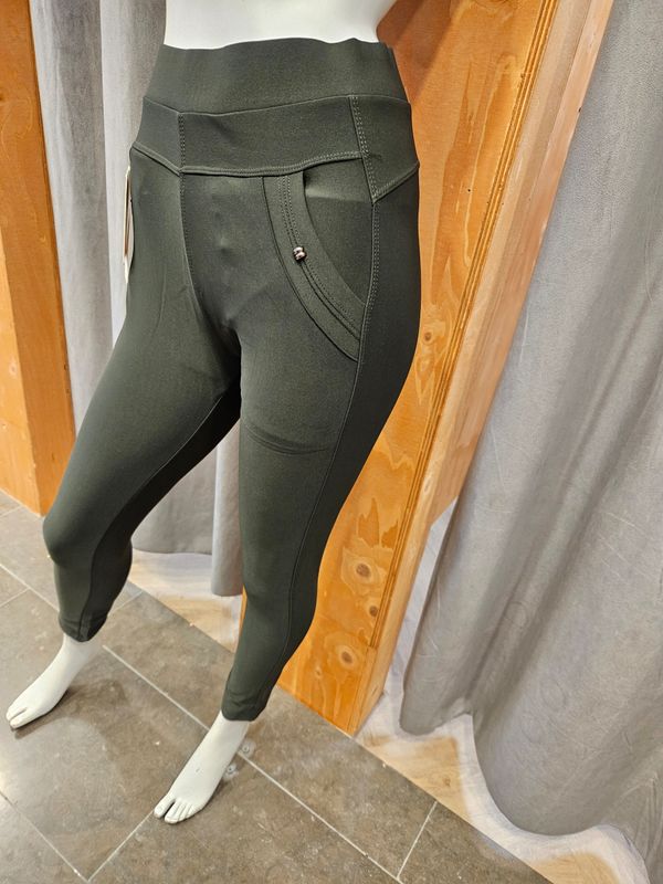 comfortbroek zomer legergroen