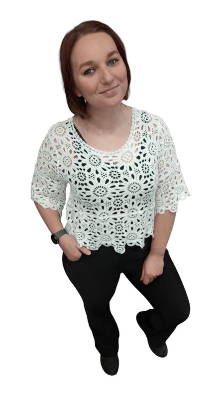 Gehaakte top cato s/m m/l Gehaakte top cato s/m m/l