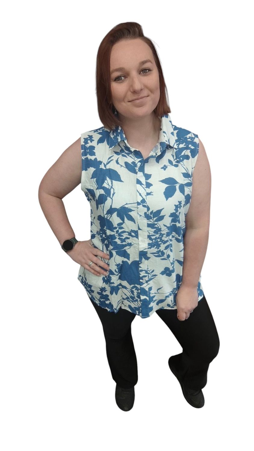 Blouse celeste s/m l/xl