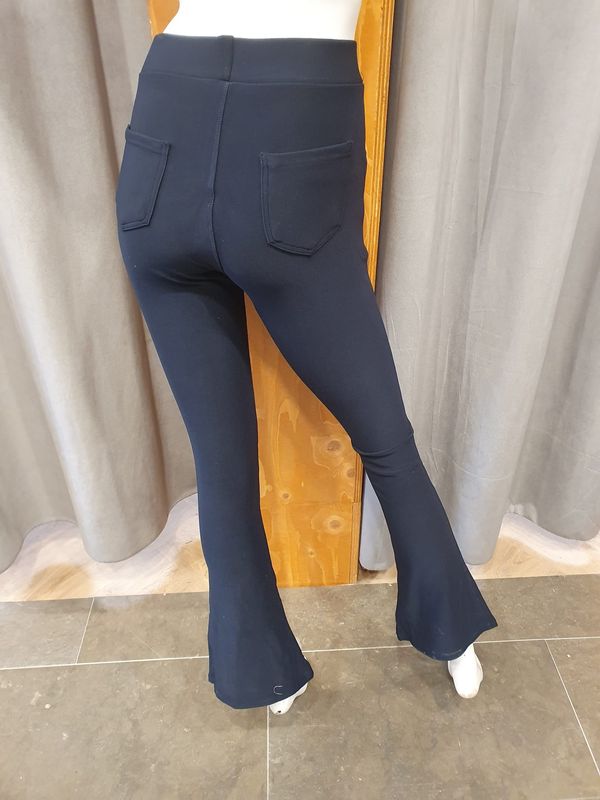 comfortbroek flair navy (maten)