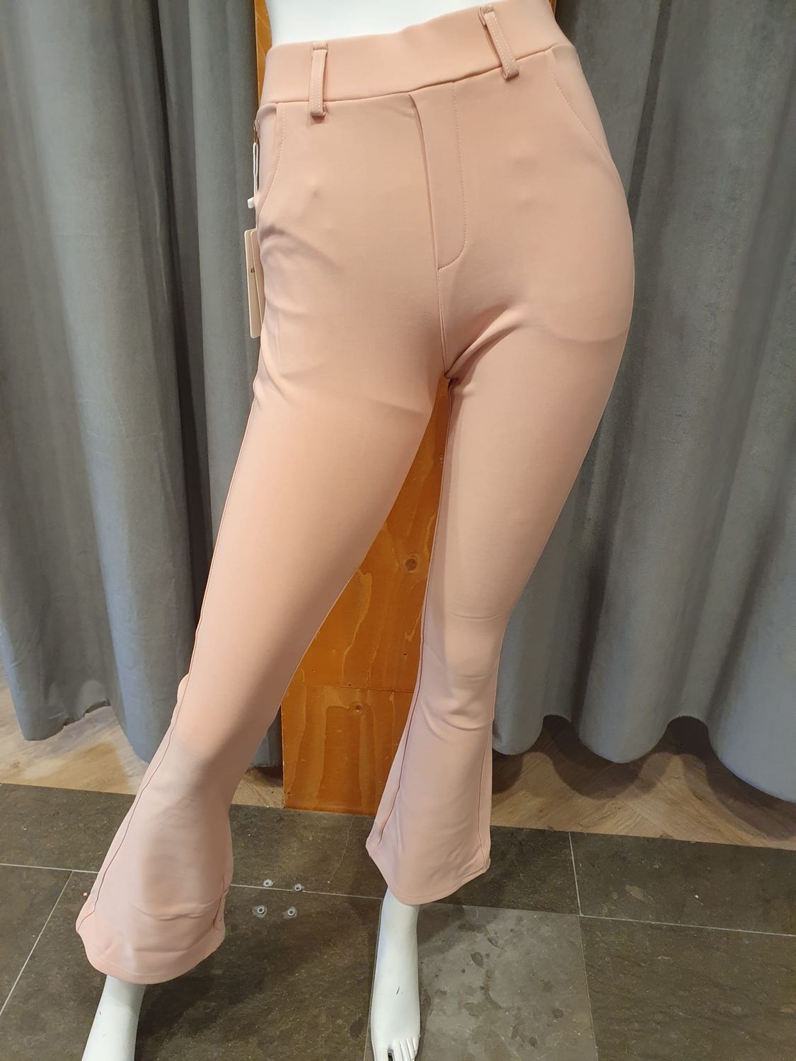 SALE comfortbroek flair zalm (maten)