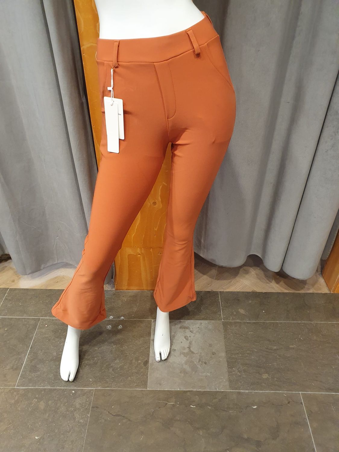 comfortbroek flair roest (maten)