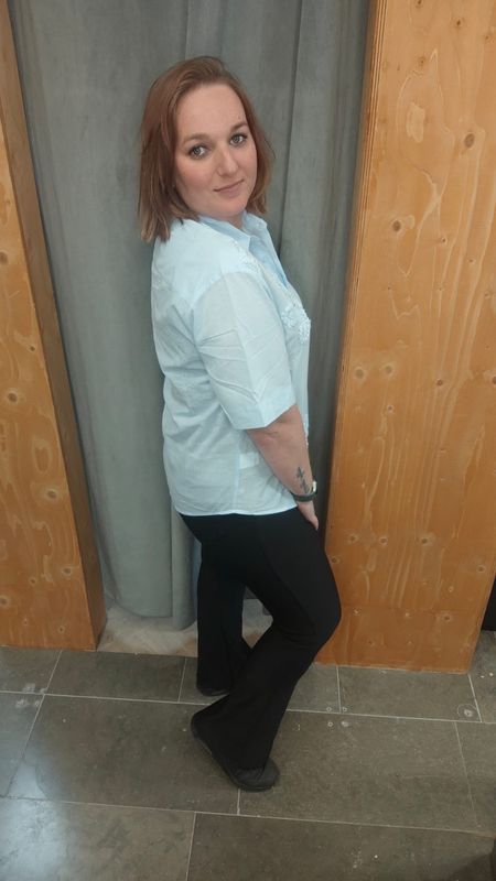 Broderie blouse elle s/m l/xl
