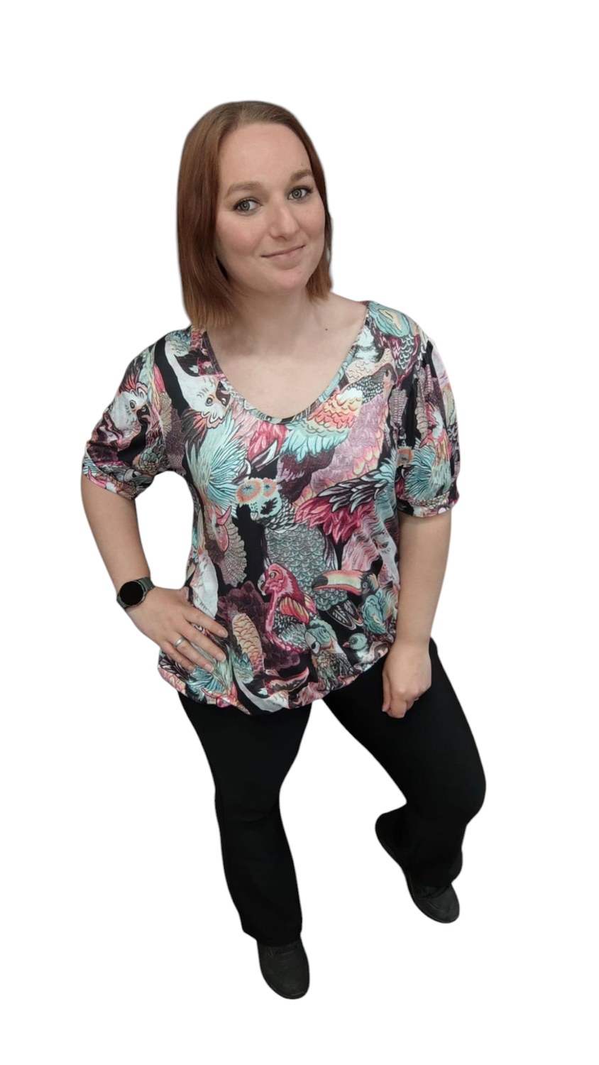 eline ballon top m/l (meerdere kleuren)