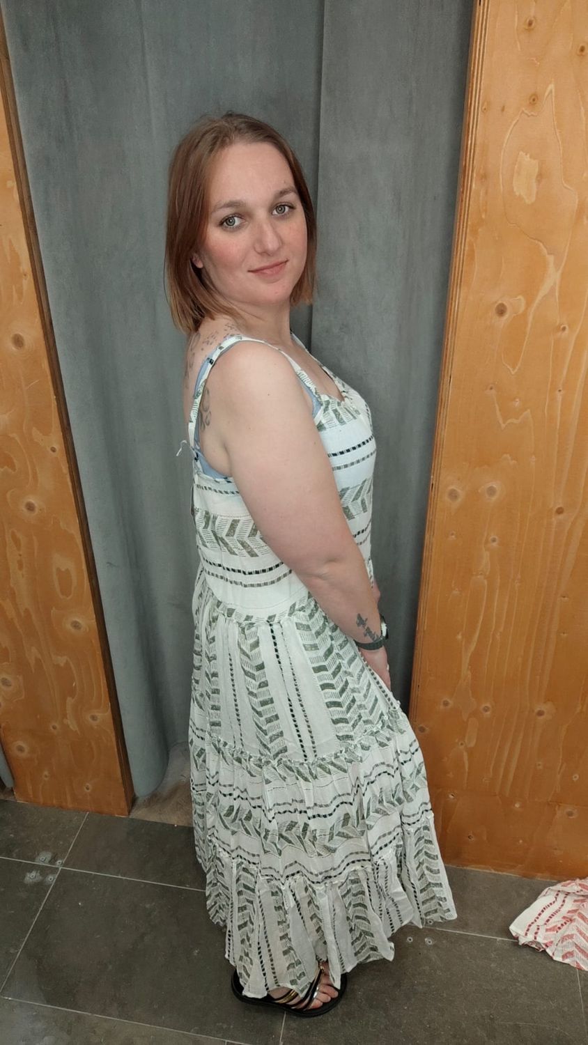 katoene jurk floor xl/xxl (meerdere kleuren)
