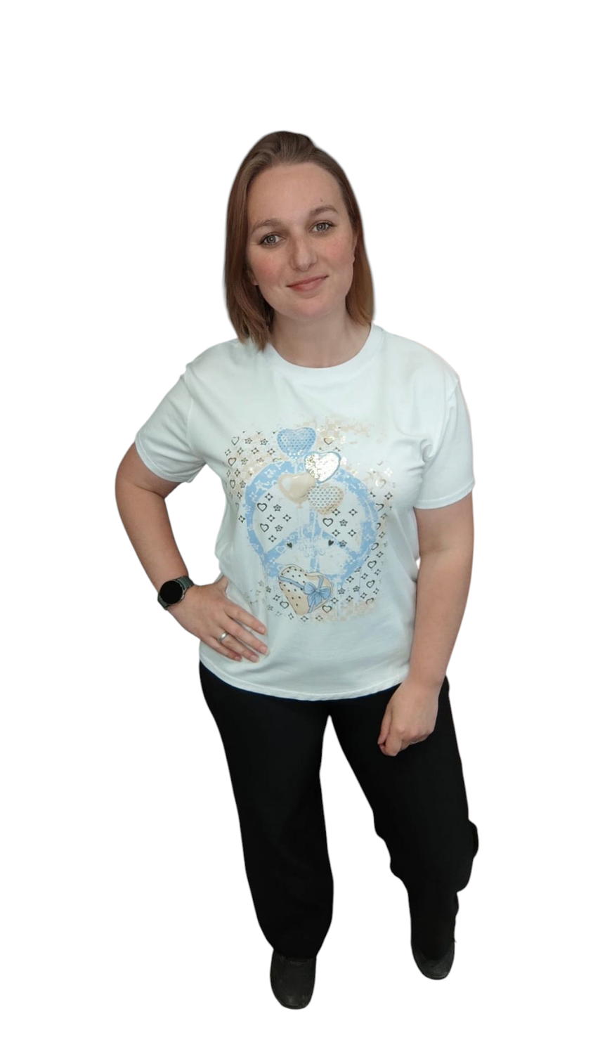 t-shirt ballon one size 38/44 (meerdere kleuren )