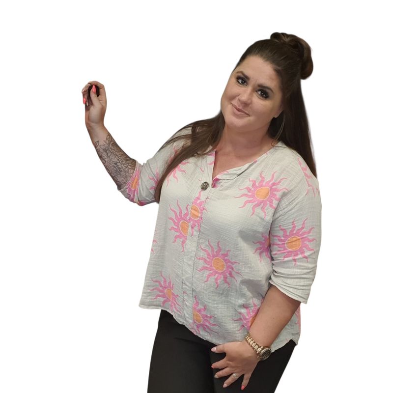 katoene top mara one size tot 46 (meerdere kleuren)