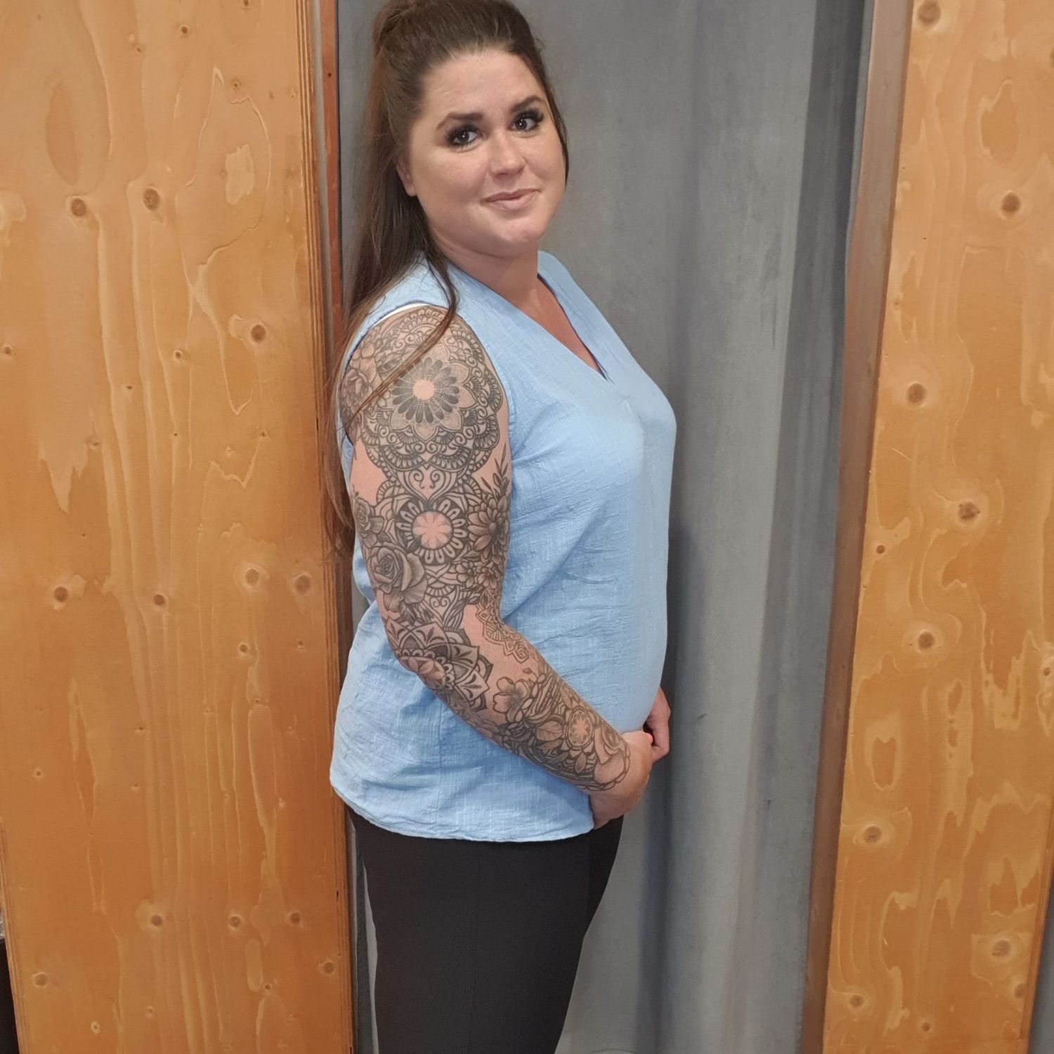 katoene merle top one size 36/44 (meerdere kleuren)