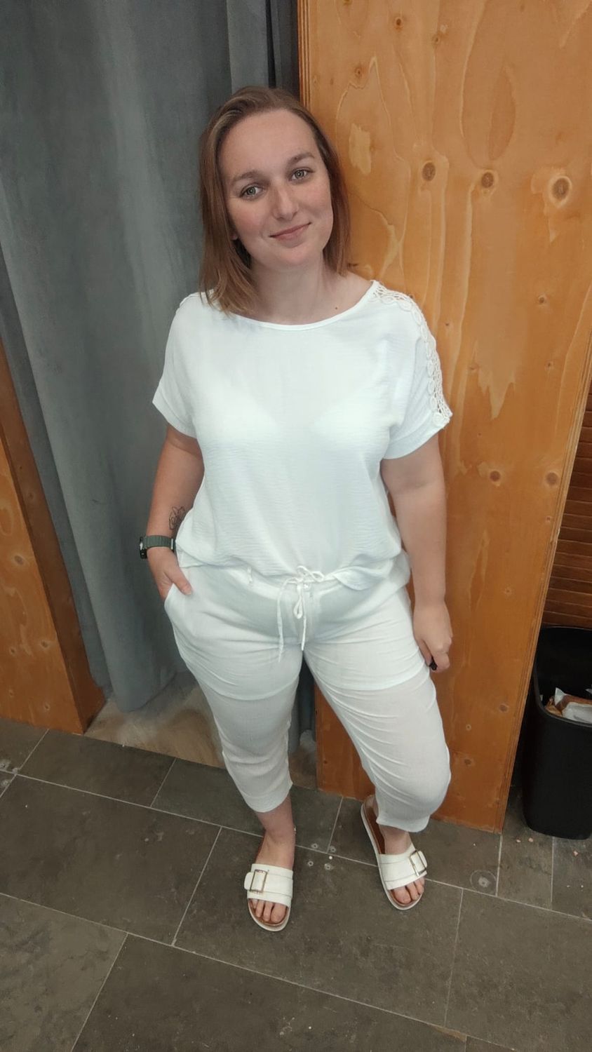 SALE Katoenen broek Liv (S en XL)
