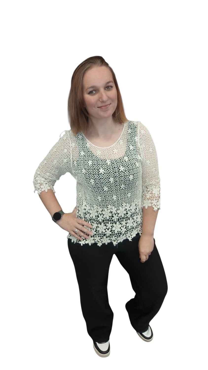 gehaakte top Merel one size 36/42 (meerdere kleuren)