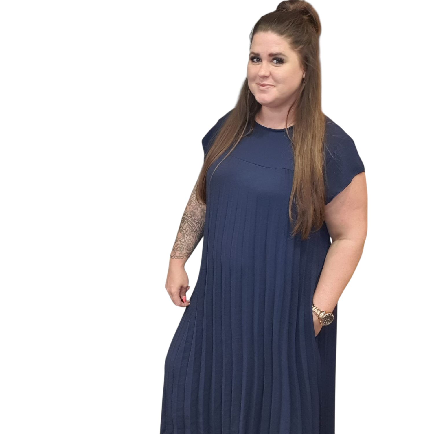 SALE nena plus size jurk one size tot 48