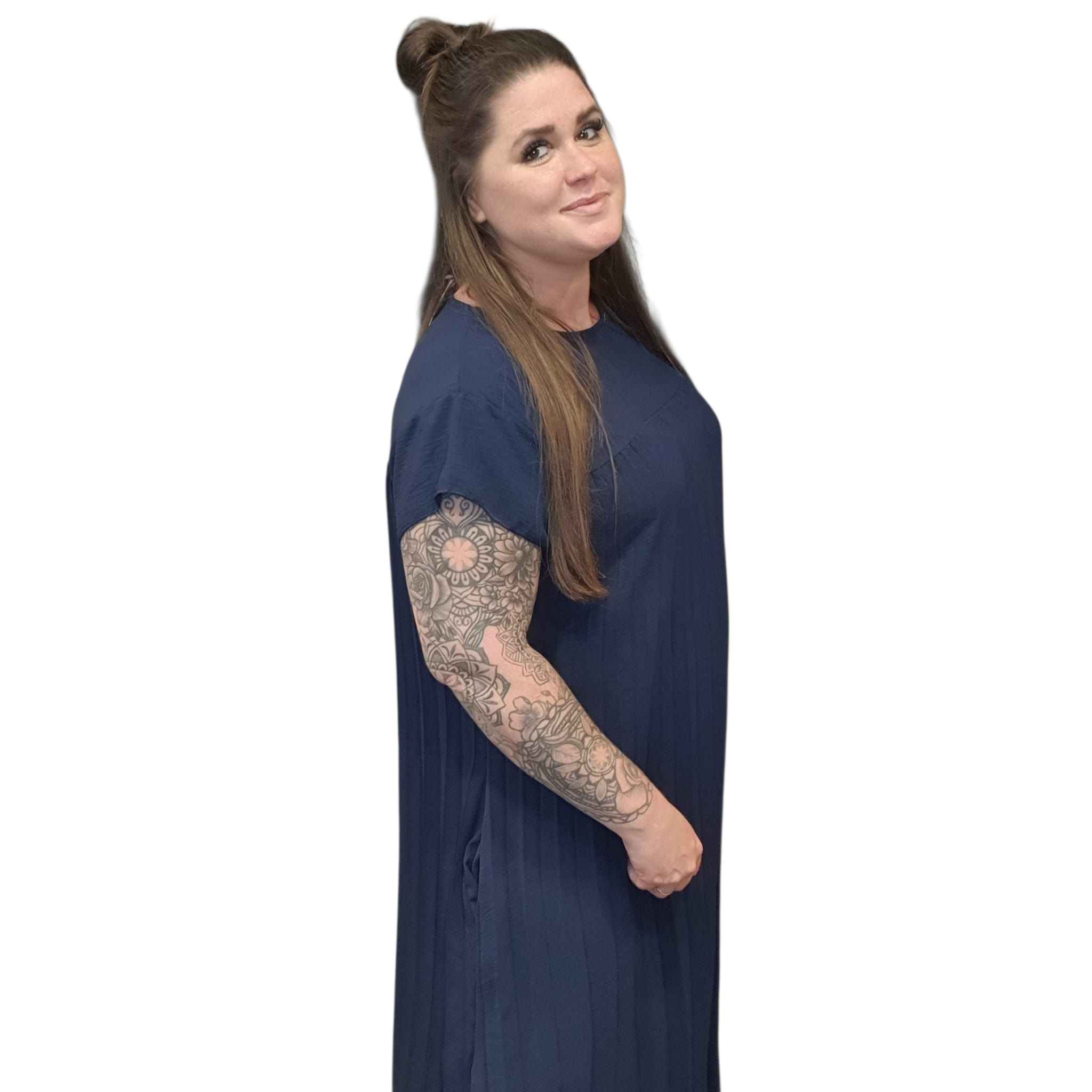 SALE nena plus size jurk one size tot 48