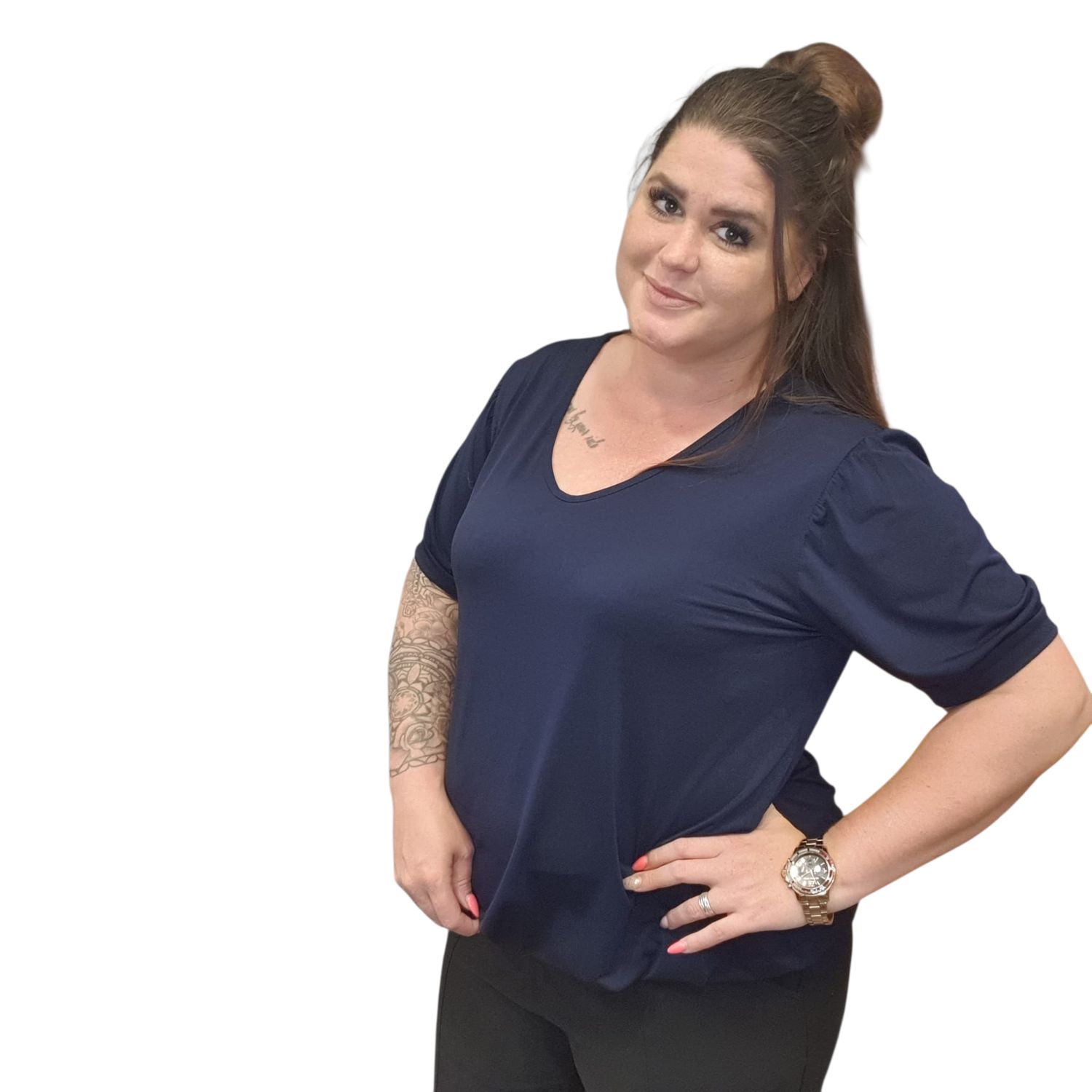 basic ballon top malon m/l xl/xxl (meerdere kleuren)