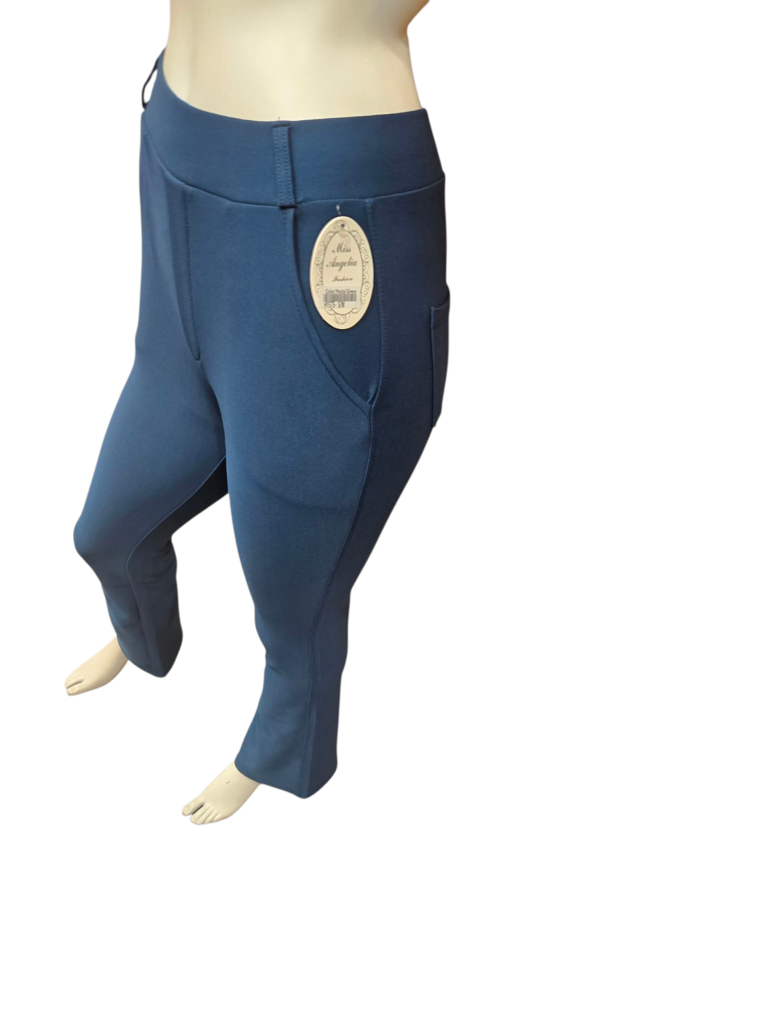 comfortbroek flair petrol (maten)