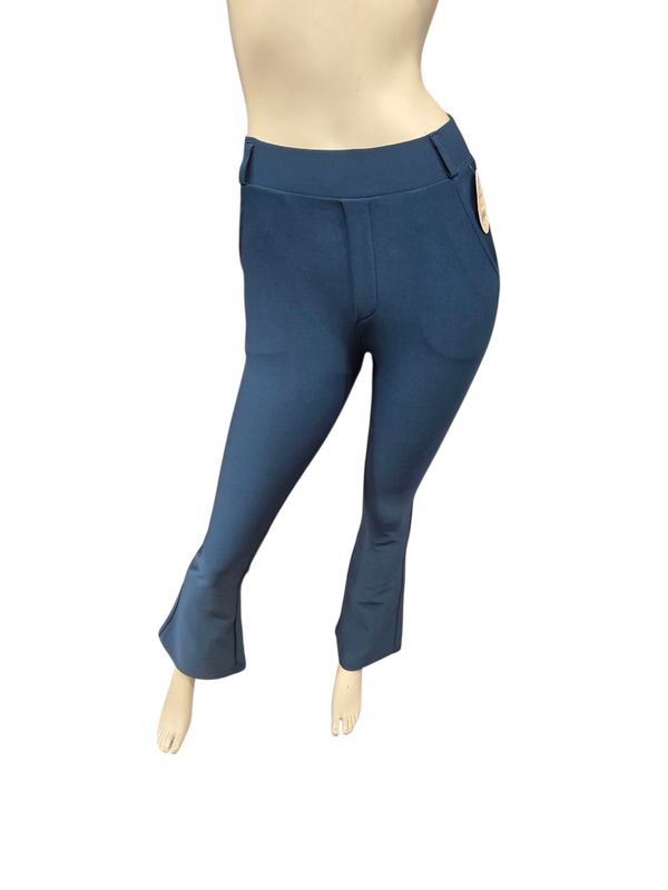 comfortbroek flair petrol (maten)