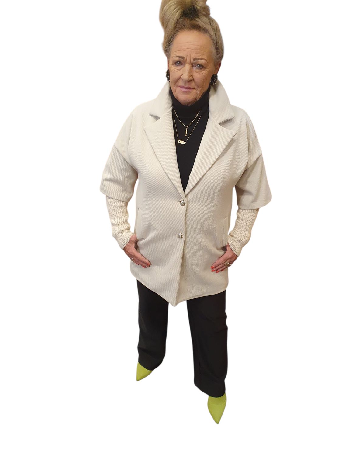 mantel jas sanne m,l,xl en xxl