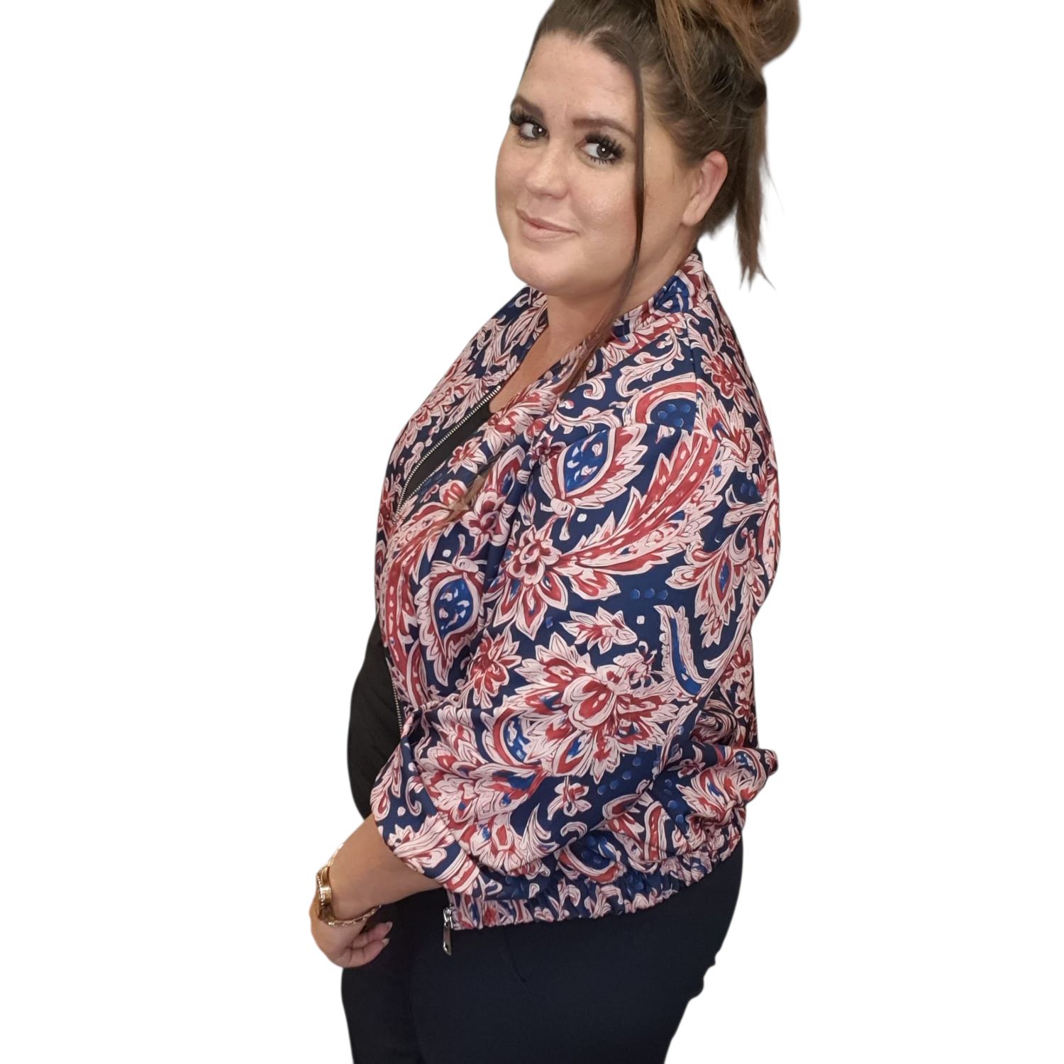 bomber jacket rosa m/l xl/xxl (meerdere kleuren)