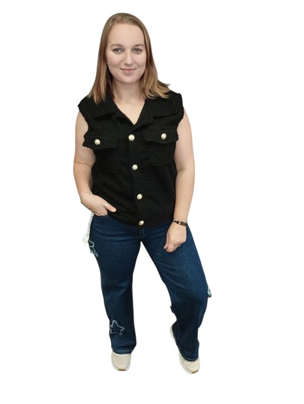 High waist wide leg jeans saar (maten )