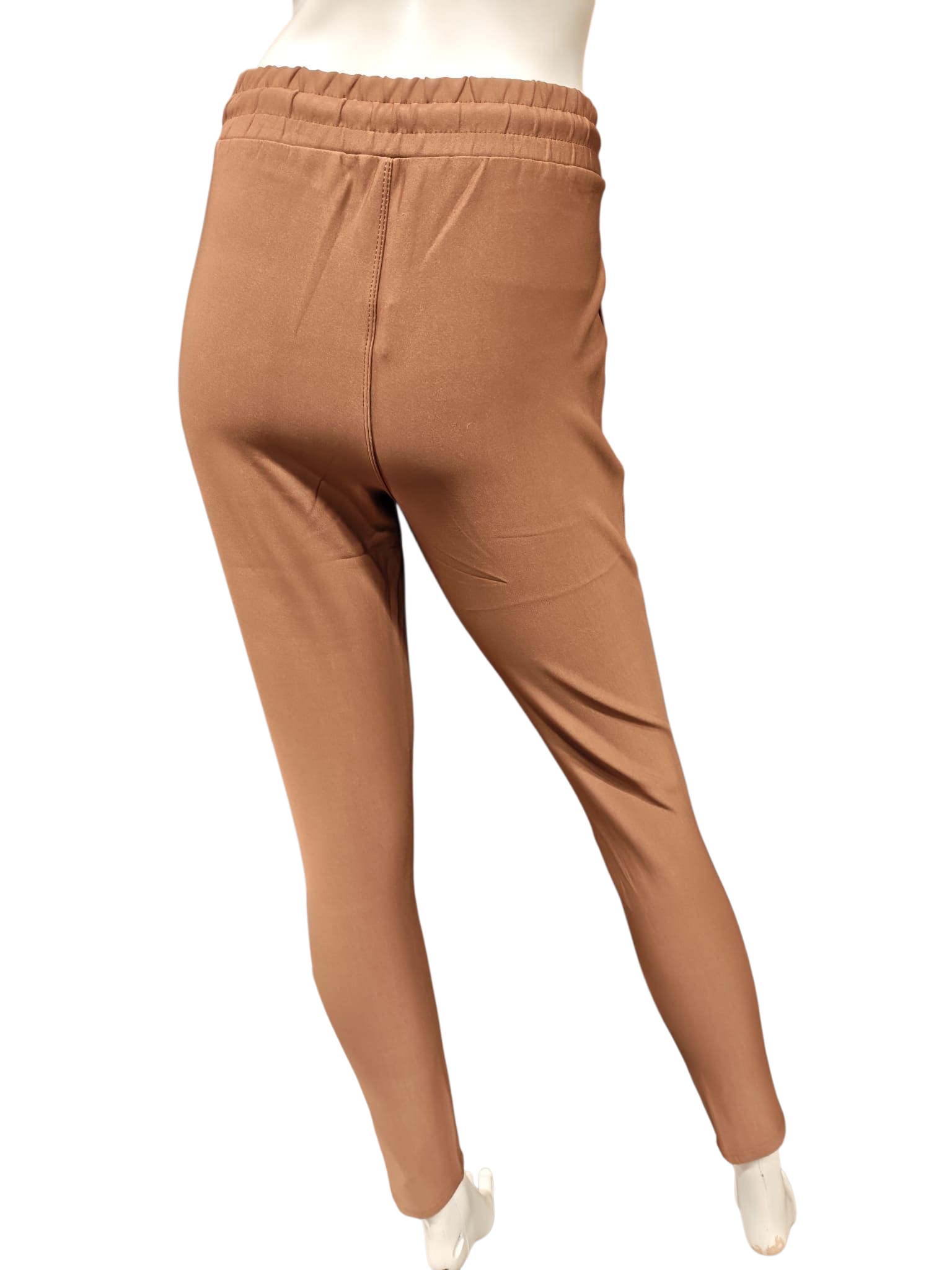 comfortbroek touwtje bruin (maten)