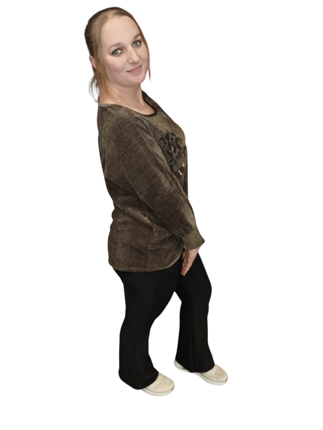 Velourse trui teske one size (kleuren)