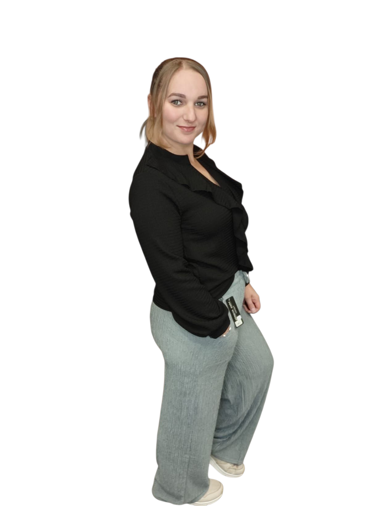 PRIJS KNALLER glimmend pliche broek (maten & kleuren)