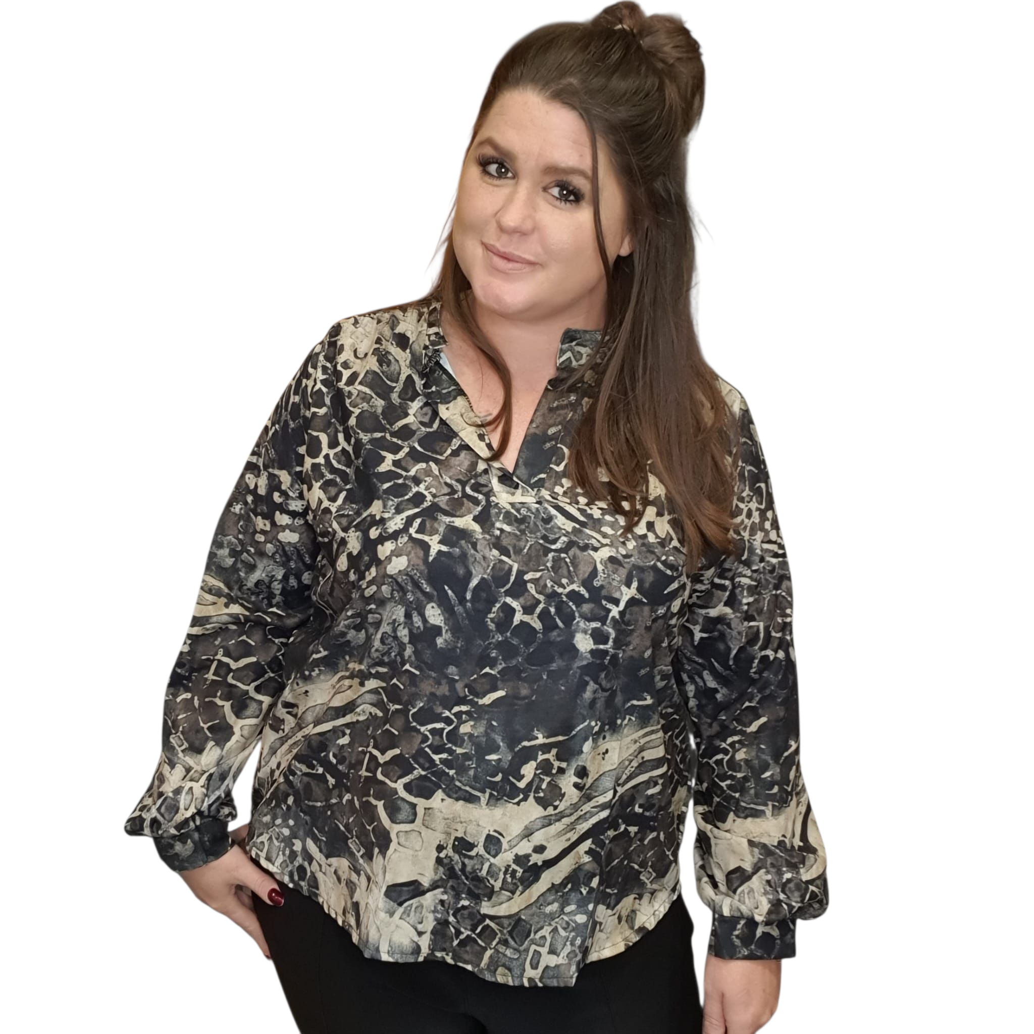 Blouse yasmina s/m m/l xl/xxl (meerdere kleuren)