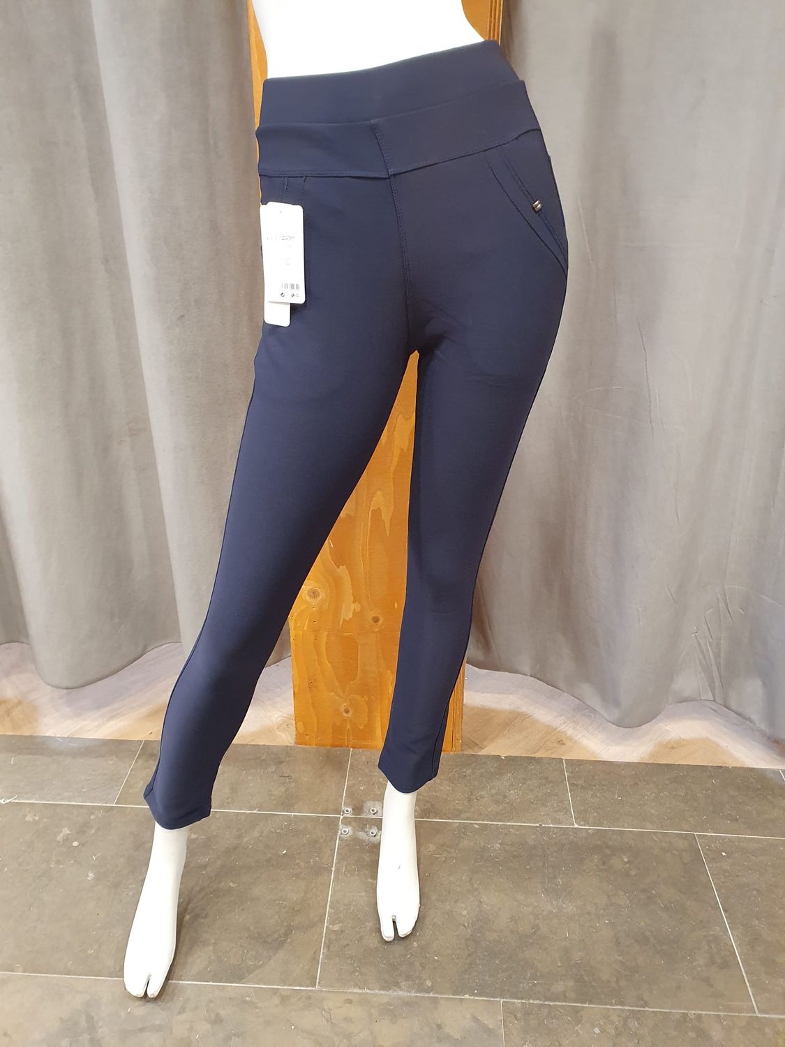 comfortbroek navy