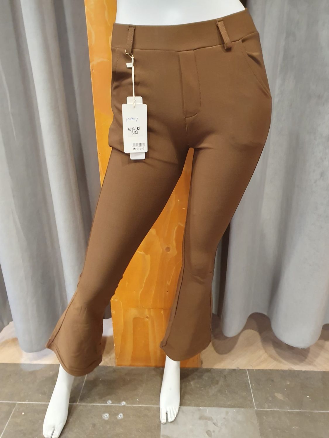 SALE  comfortbroek flair bruin (maten)