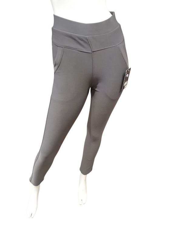 comfortbroek gevoerd grijs (maten)