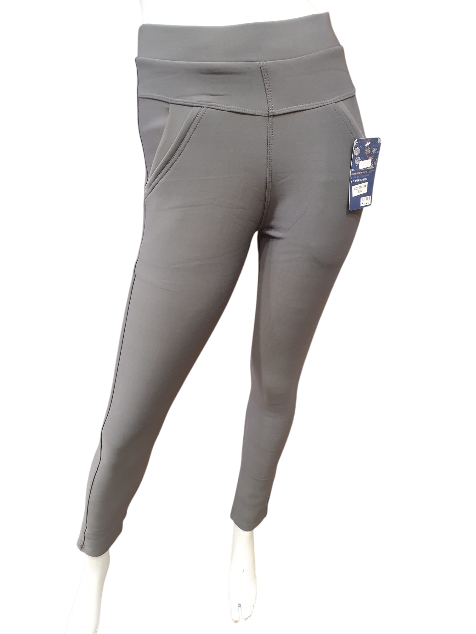 comfortbroek gevoerd grijs (maten)