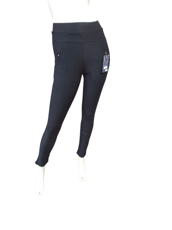 comfortbroek gevoerd navy (Maten)