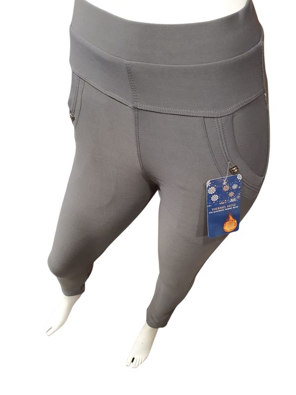 comfortbroek gevoerd grijs (maten)