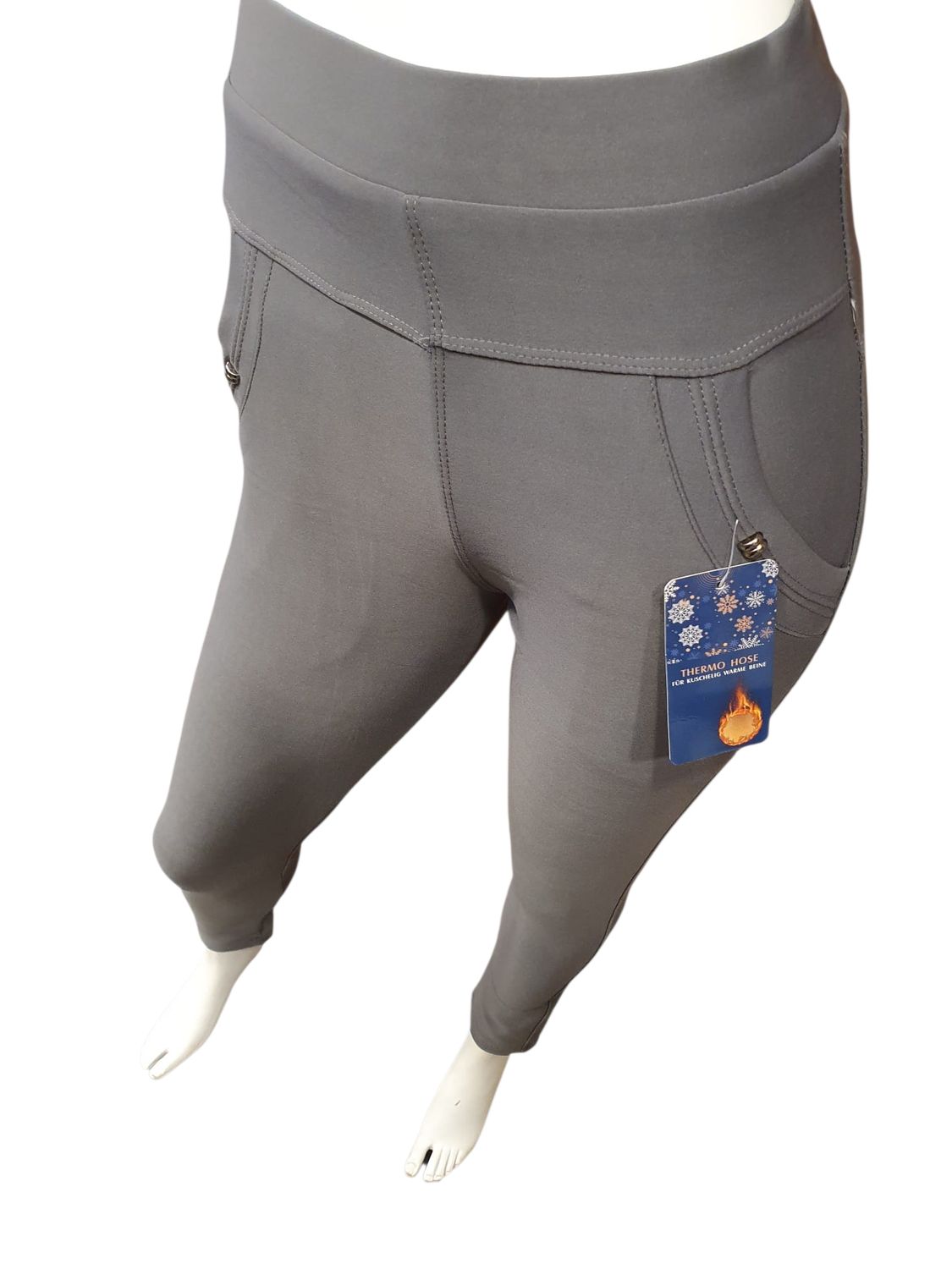 comfortbroek gevoerd grijs (maten)