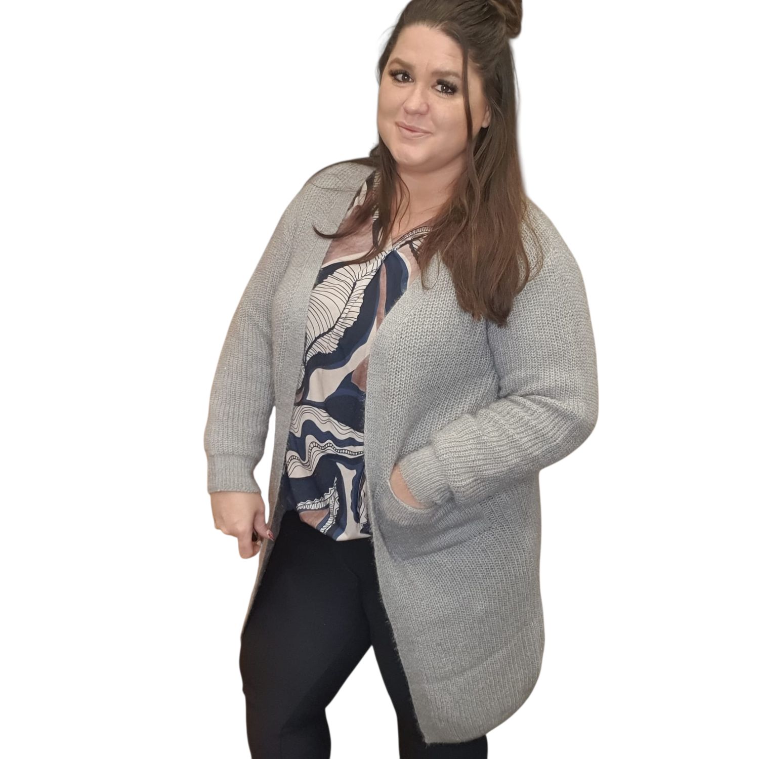 SALE Vest zhara 38,40,42,44 ( grijs & zwart )