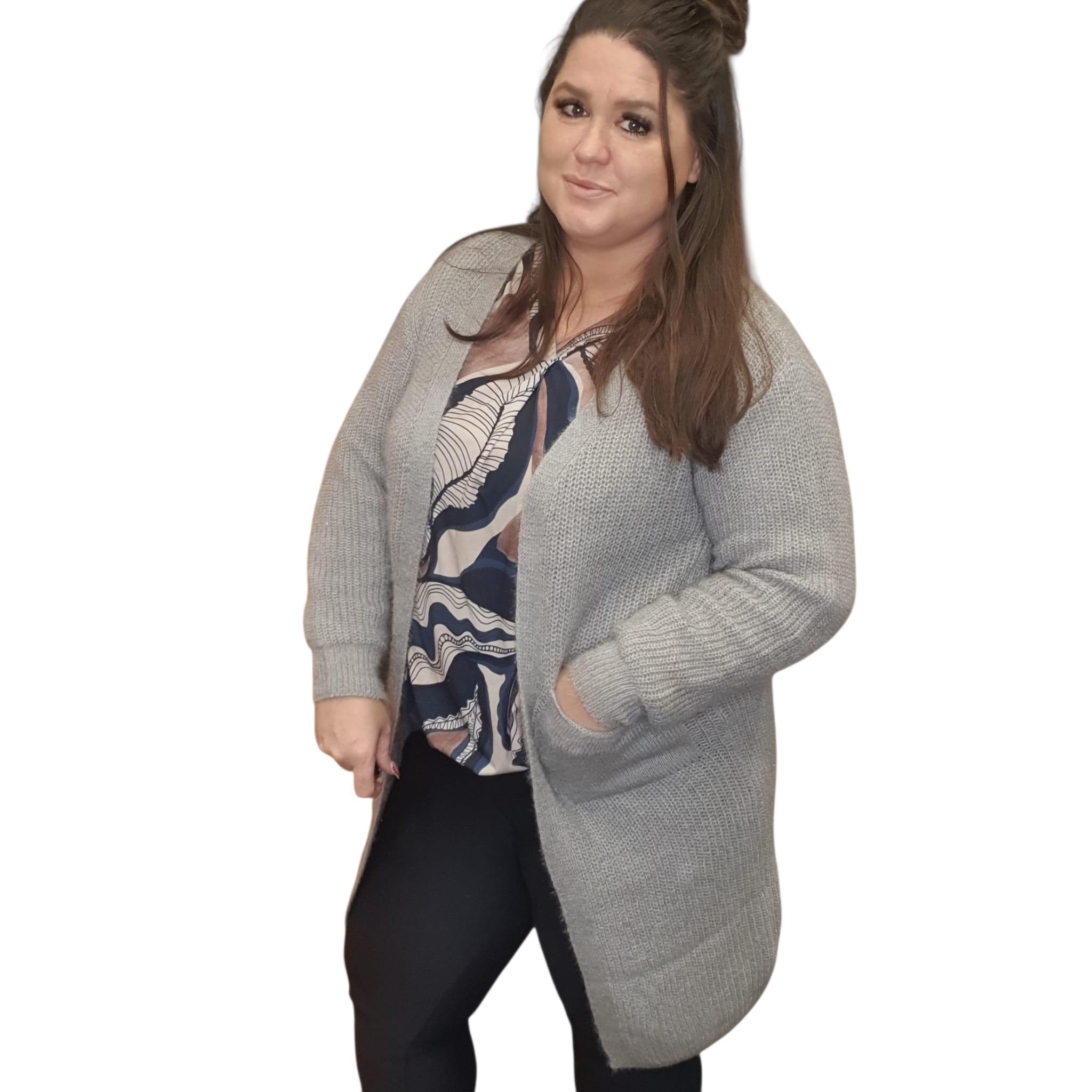 SALE Vest zhara 38,40,42,44 ( grijs & zwart )